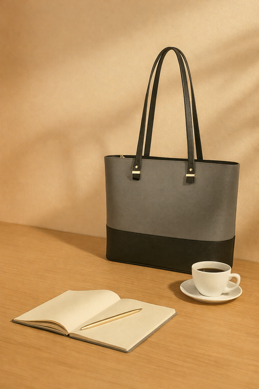 BELLA 1PC- GRAY & BLACK